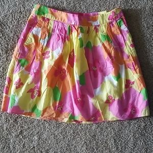 Lilly Pulitzer Floral Punch Hotty Skirt size 4